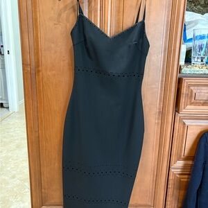 Elizabeth and James Black Strapless Dress